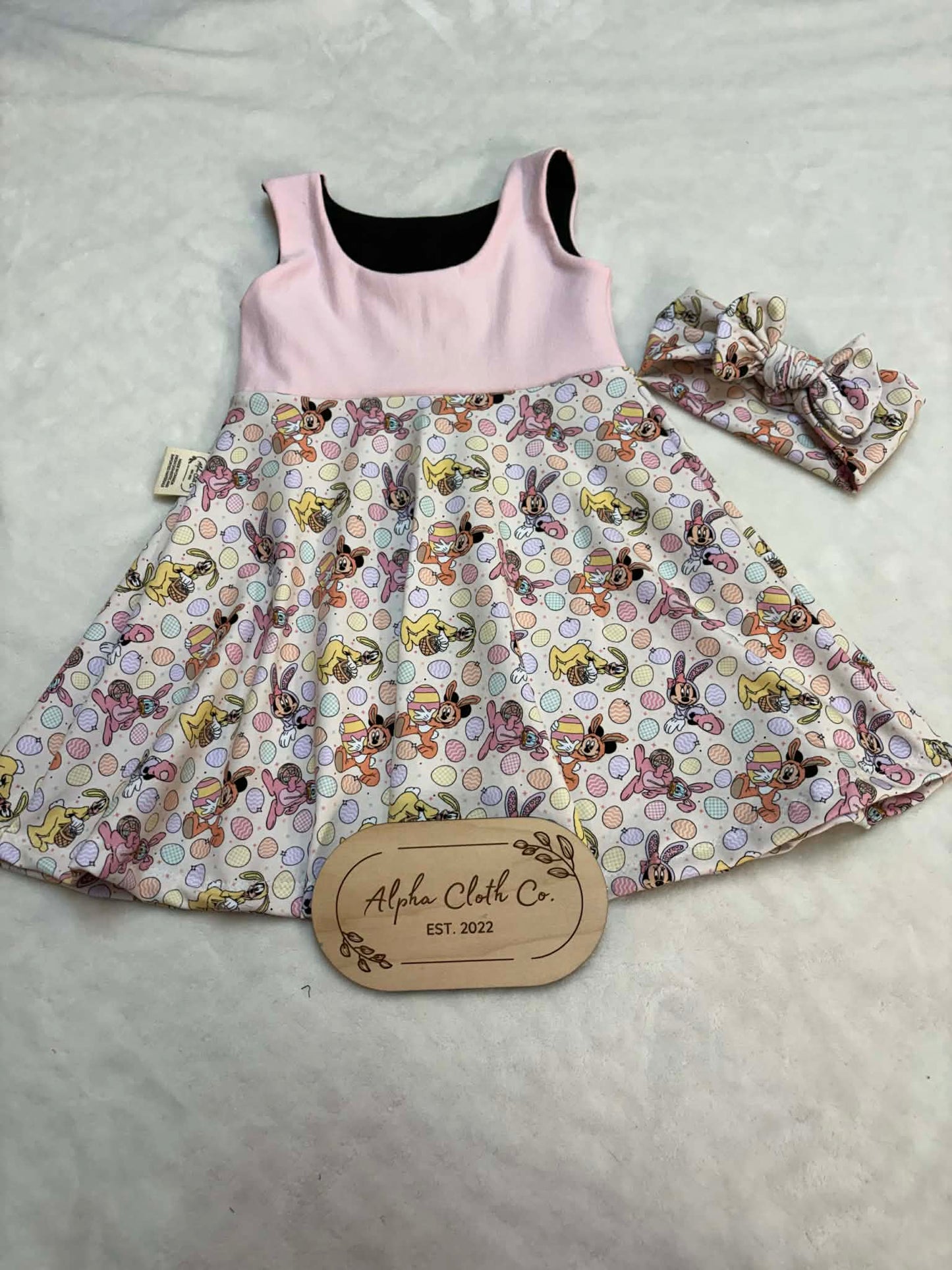 1-3 Easter Mickey Tank GWM Dress