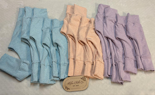 Heathered COTTON Harem Pants