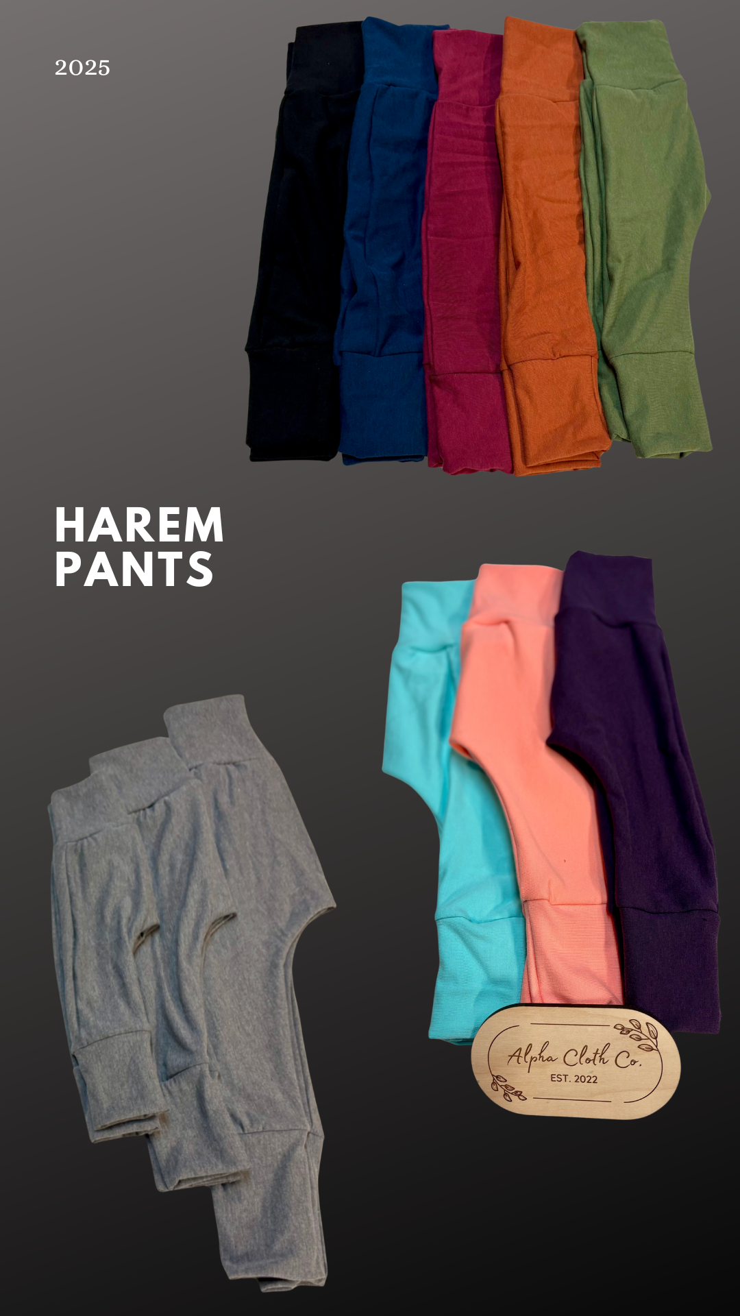 Simply Solids Harem Pants