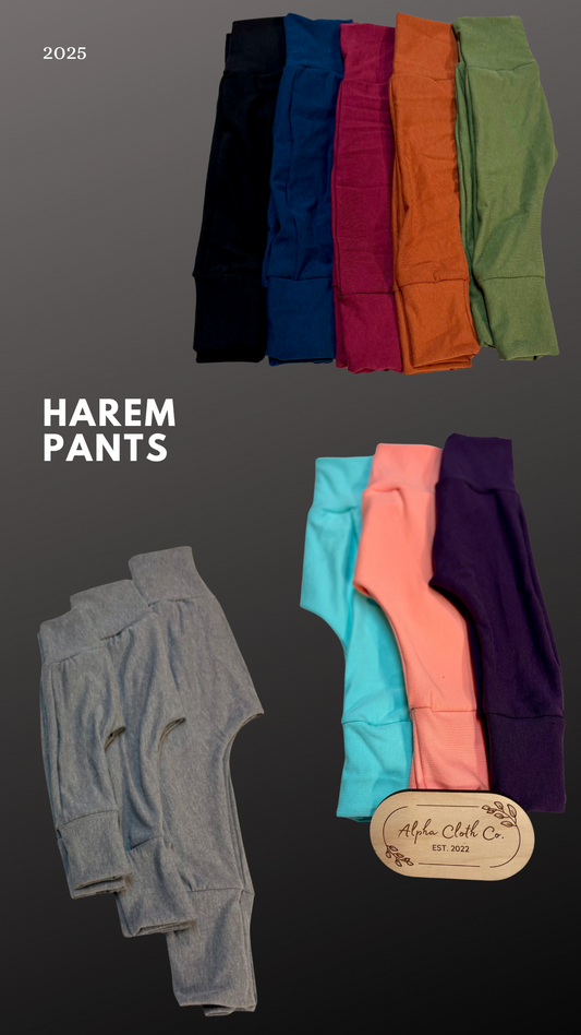 Simply Solids Harem Pants