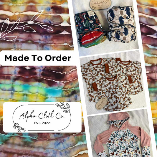 MTO Everyday Diapers - SPLIT Traditional Fitted