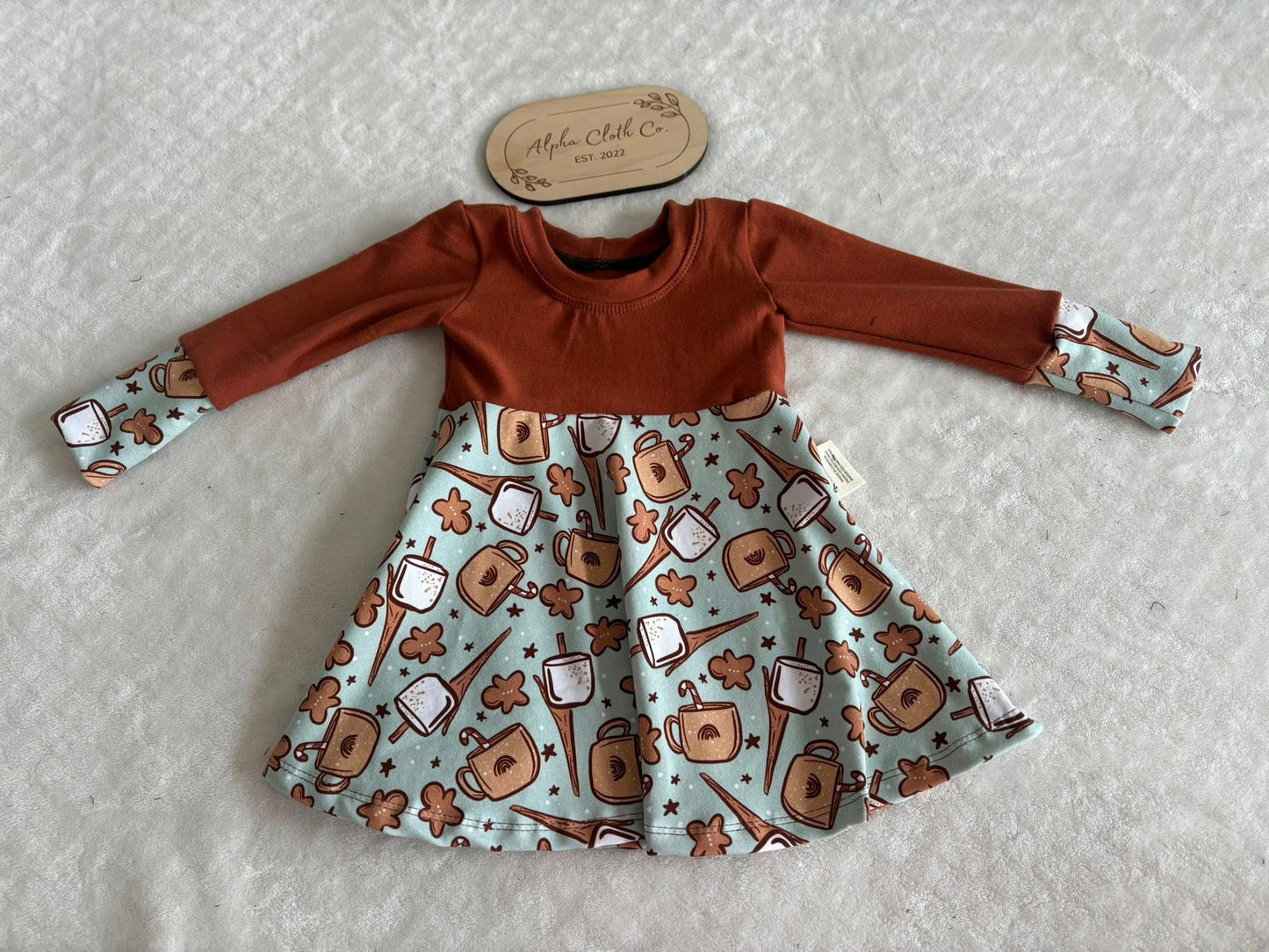 3-12M gingerbread dress