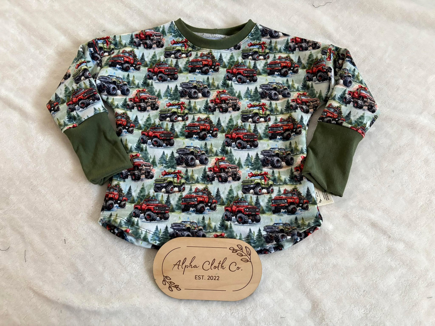 1-3 Xmas Monster Truck Dolman
