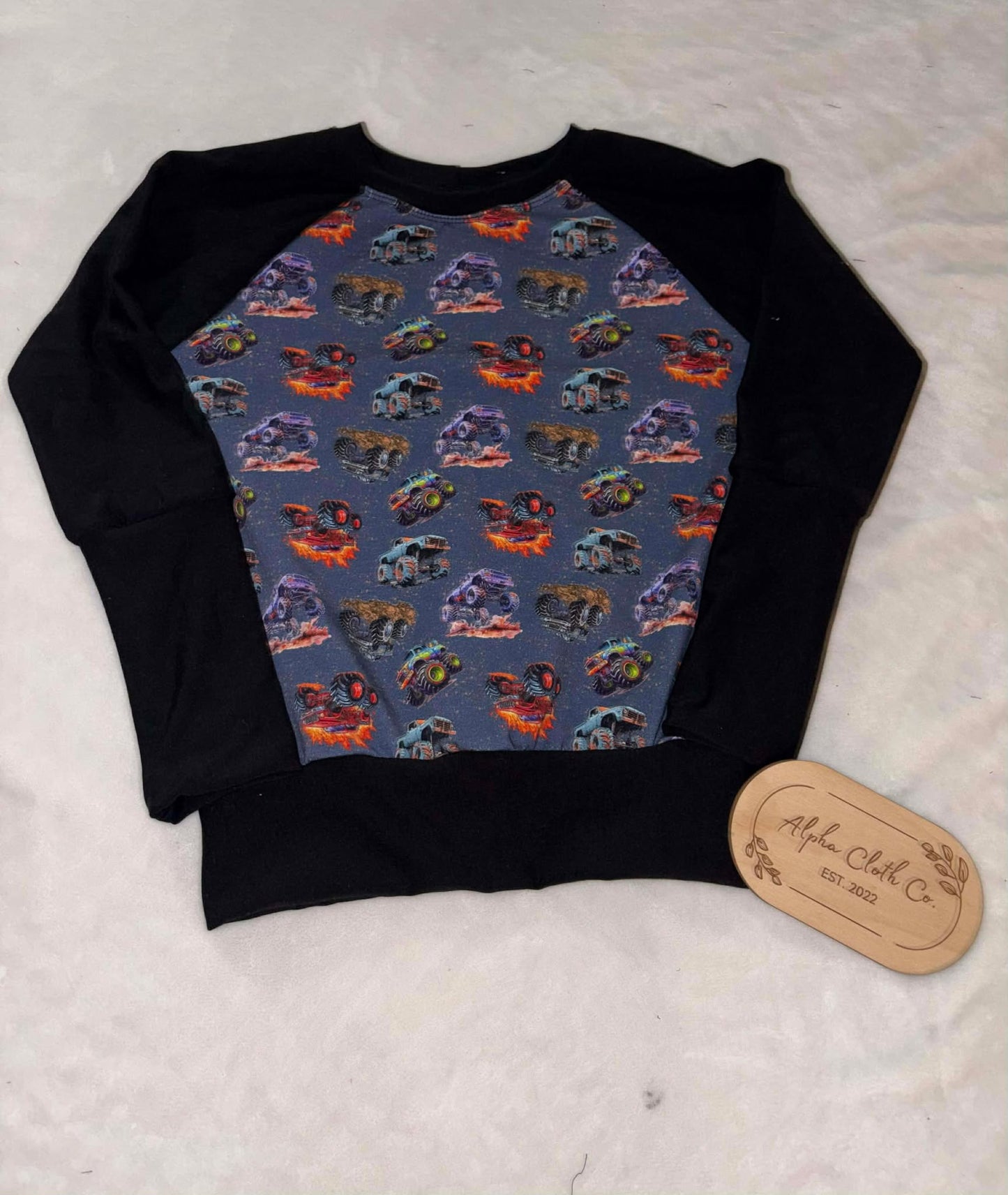 6-9y Monster Truck Bunnyhug