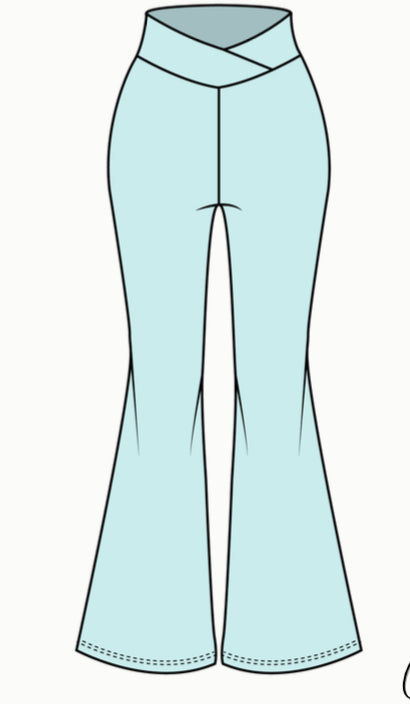 MTO Everyday Women - Crossover Waist Bell Bottoms