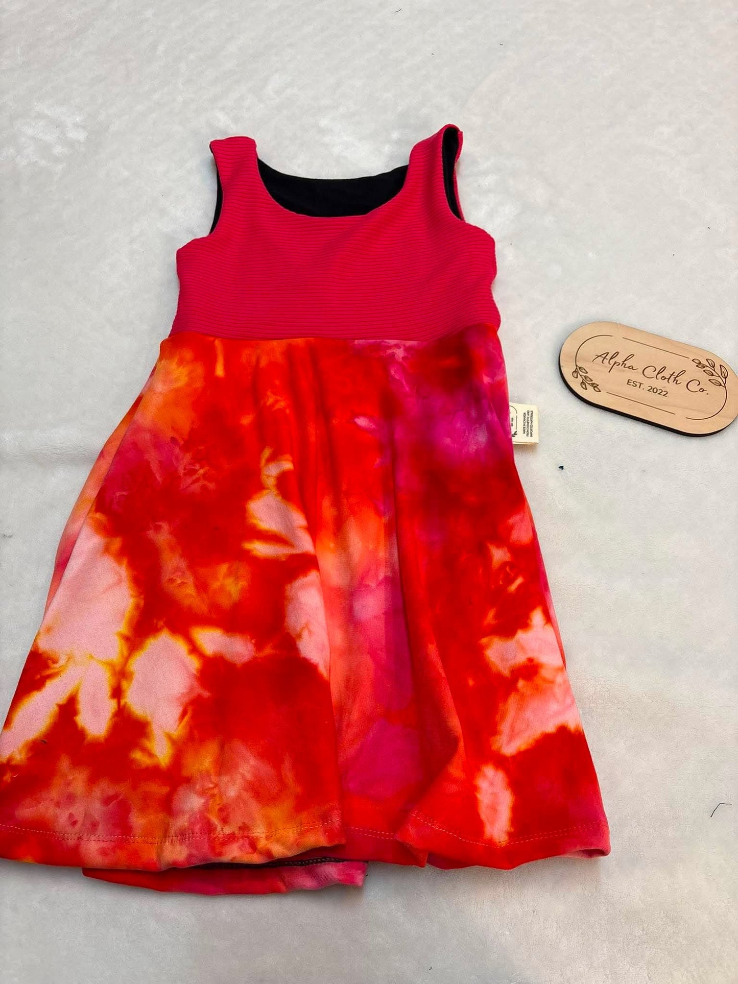 3-6Y Starburst Tank Dress
