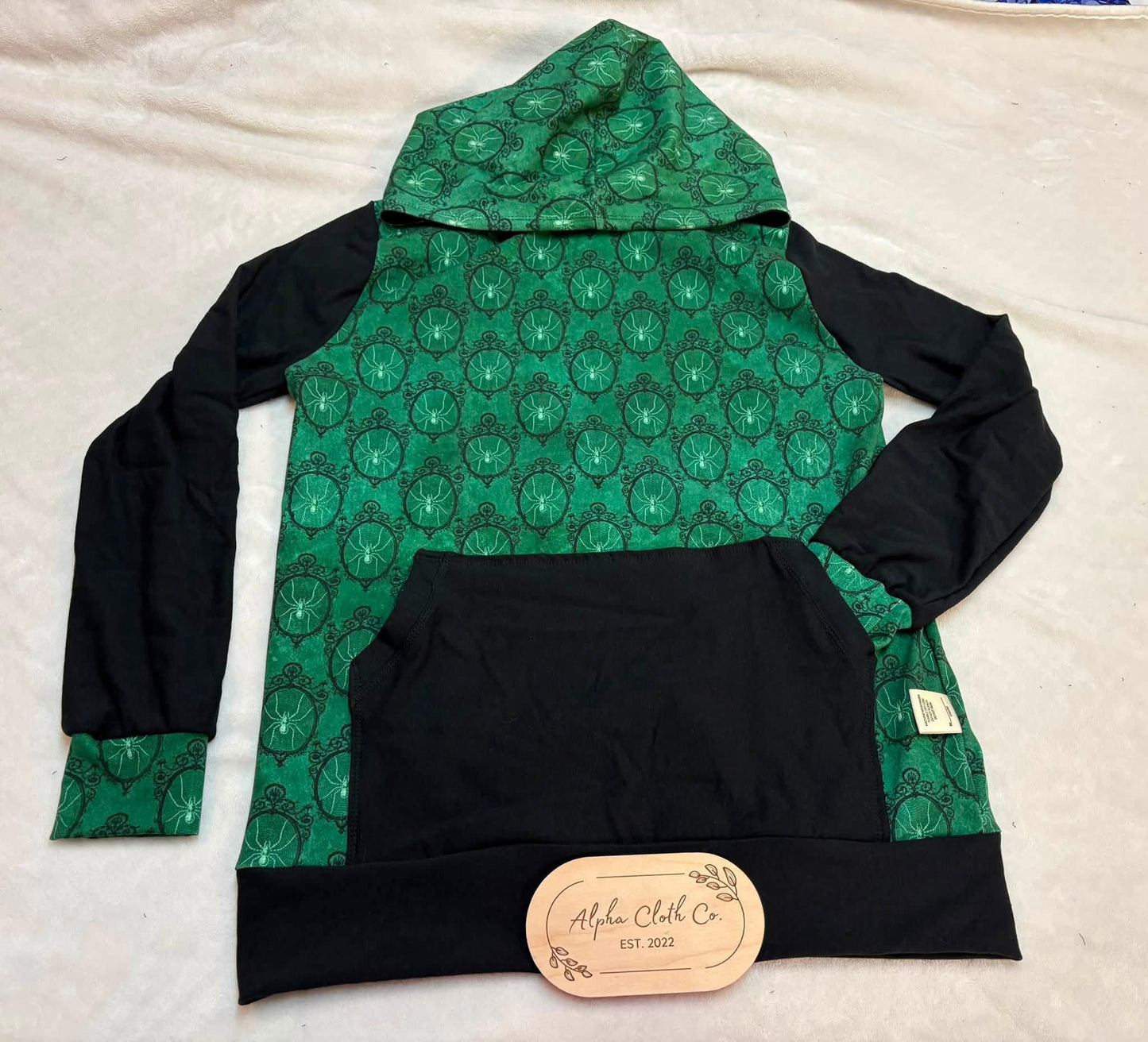 Gothic Spider Unisex Kanga Hoodie