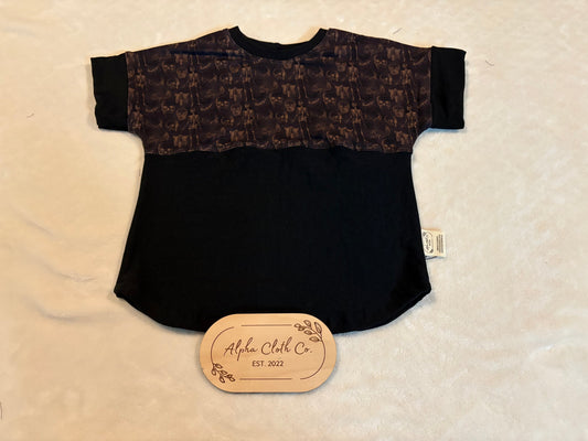 3-6 Burgundy Skeleton Dolman