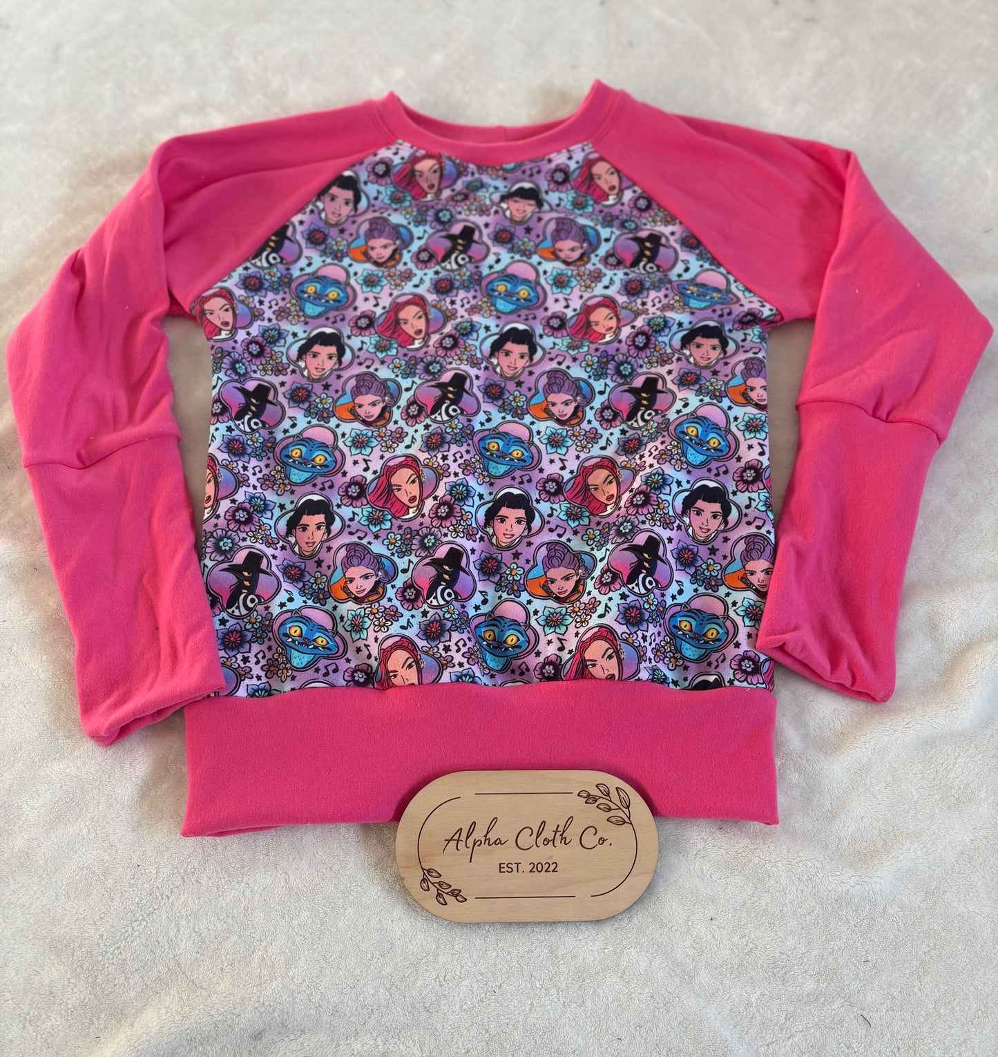 9-12Y Floral KPop bunnyhug