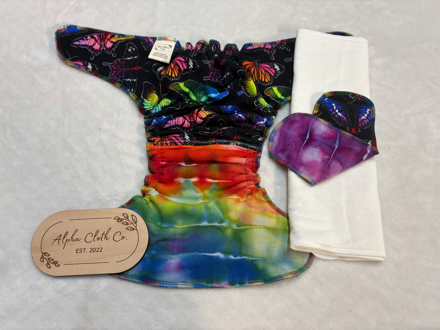 Petal Riot/ Solar Melt SPLIT Traditional Fitted