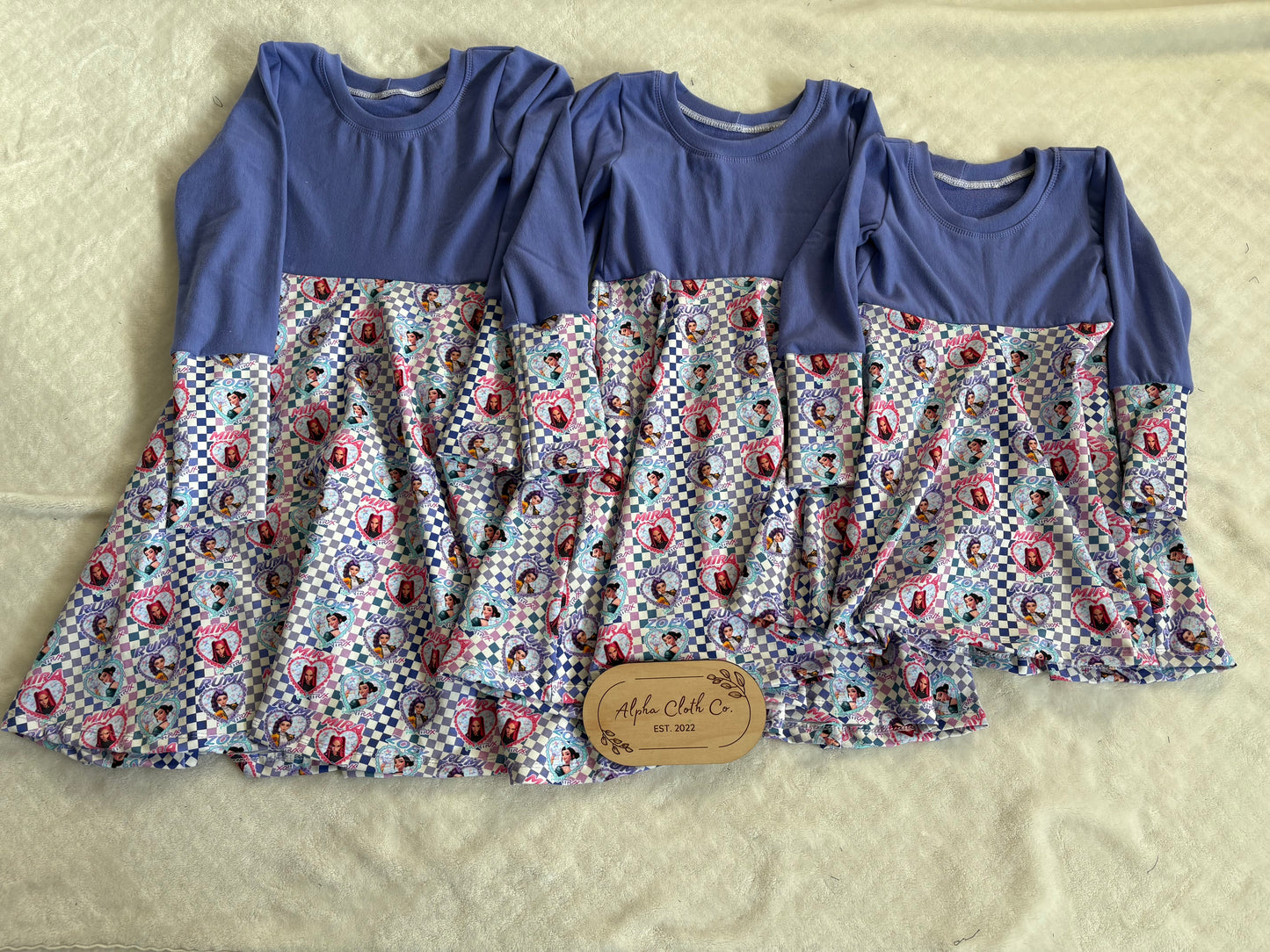 Checkered KPop dress