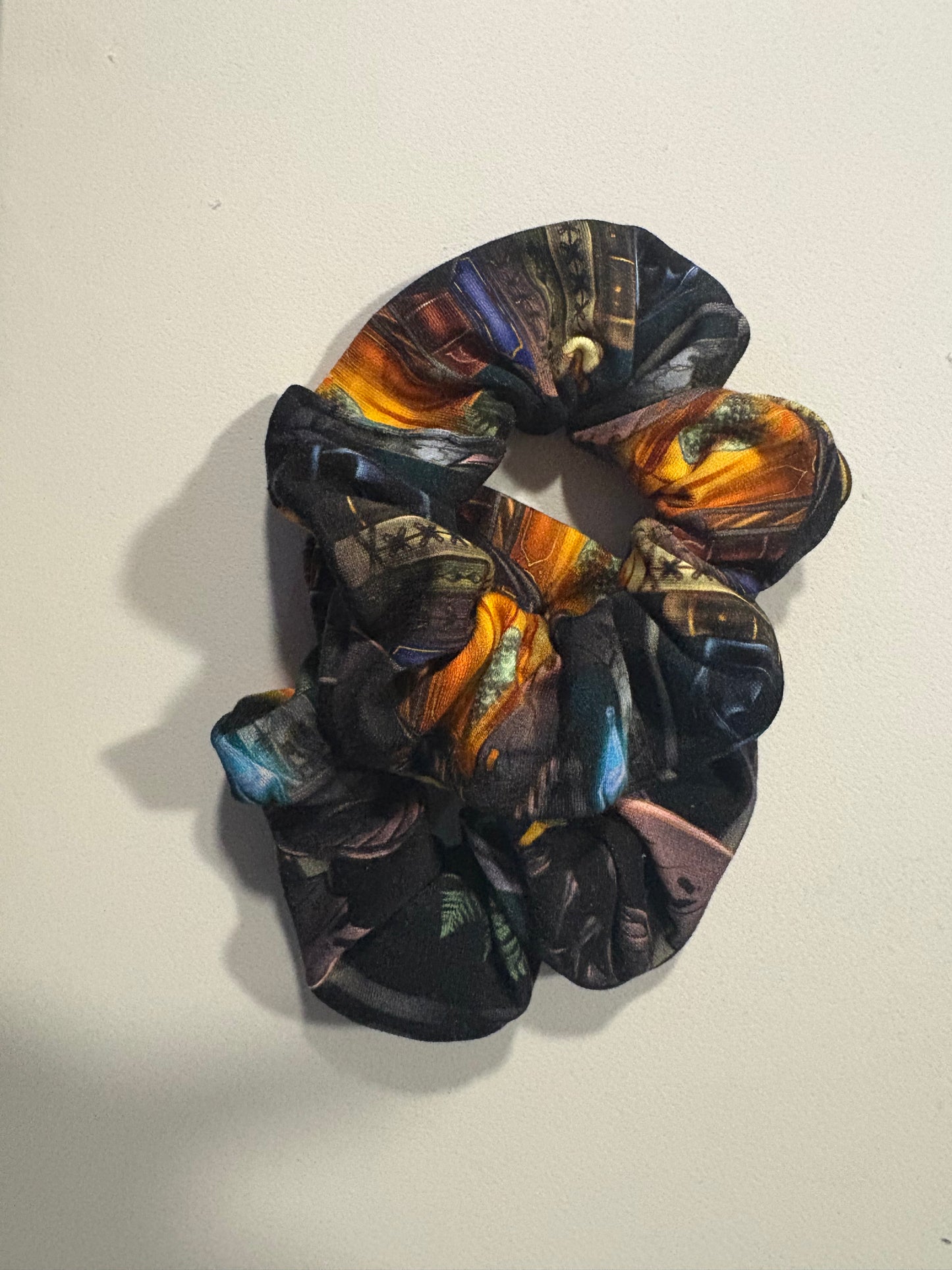 Green Dragons Scrunchie