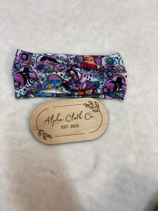 Floral Kpop Twist Headband - 21 Inch.