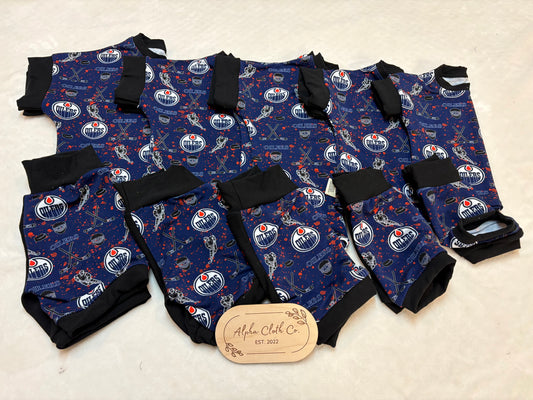 Oilers Biker short set