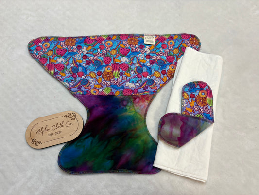 Fruity Fiesta/ Kaleidoscope Vortex Split Contour