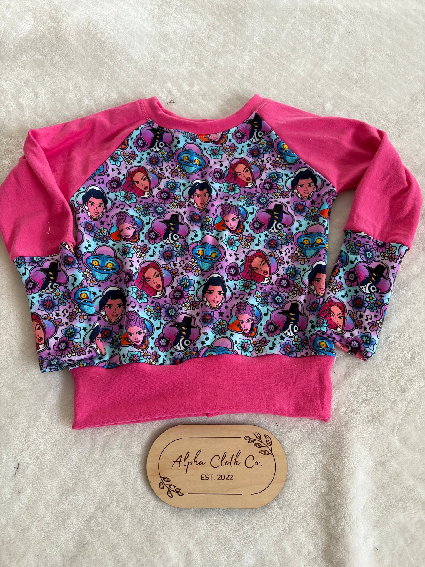 3-6 Floral Kpop Bunnyhug