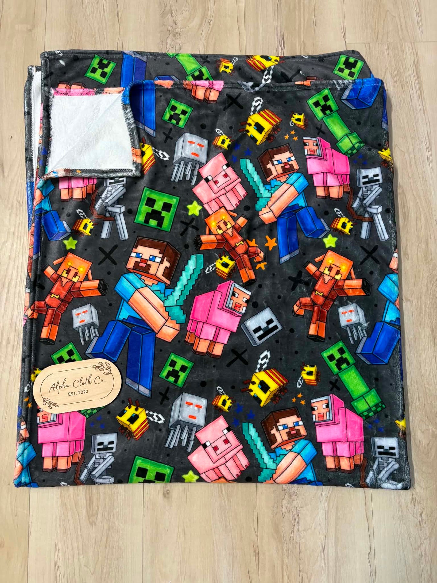 Minecraft 50x60 MINKY blanket