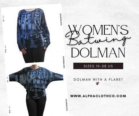 Custom Women's Batwing Dolman