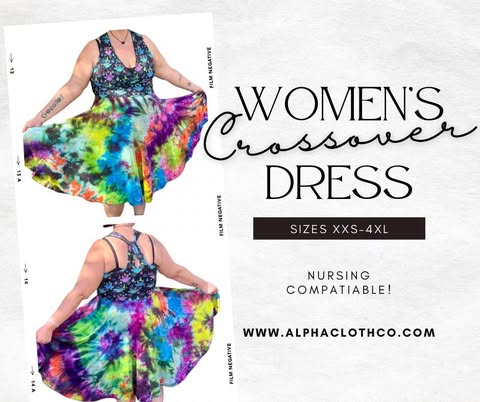 Custom Crossover Dress - Nursing Compatible