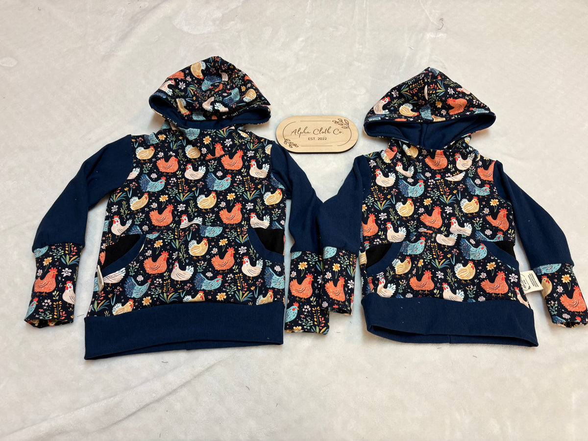 Chickens Colourblocked Hoodie