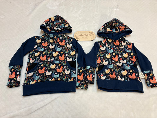 Chickens Colourblocked Hoodie