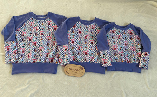 Checkered KPop bunnyhug