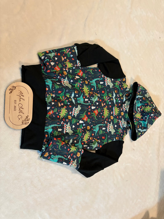 3-6Y Dino Basic Hoodie