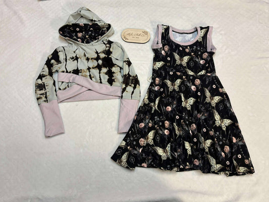 Tank Top & Cropped Hoodie GWM Dress
