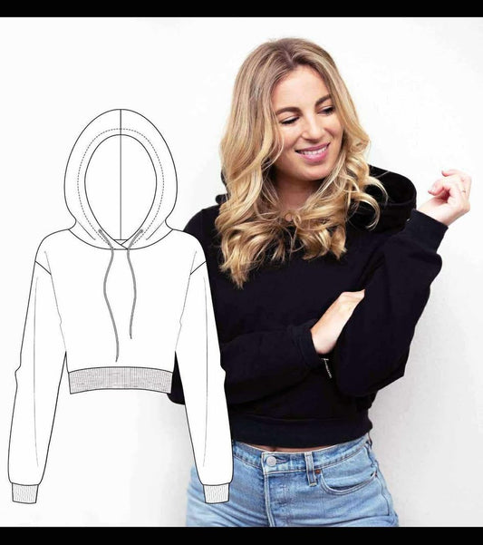 MTO Drop Women - Women's Cropped Hoodie