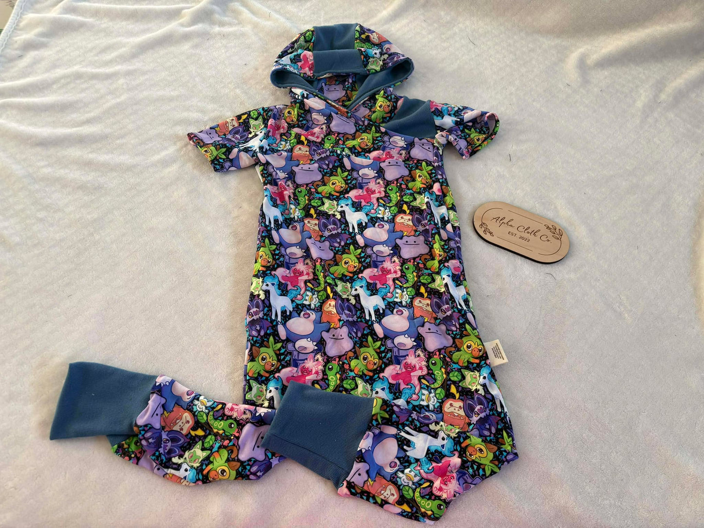 MTO Drop Children - Hoodie Coverall Romper