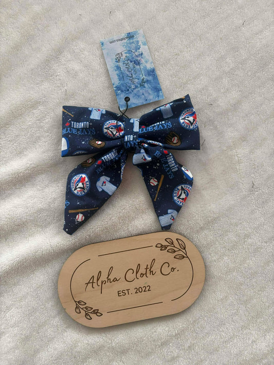 Blue Jays Sailor Bow Large