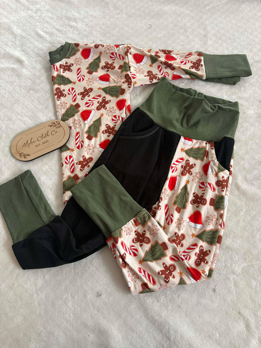 3-6y Gingerbread & Candy Cane set