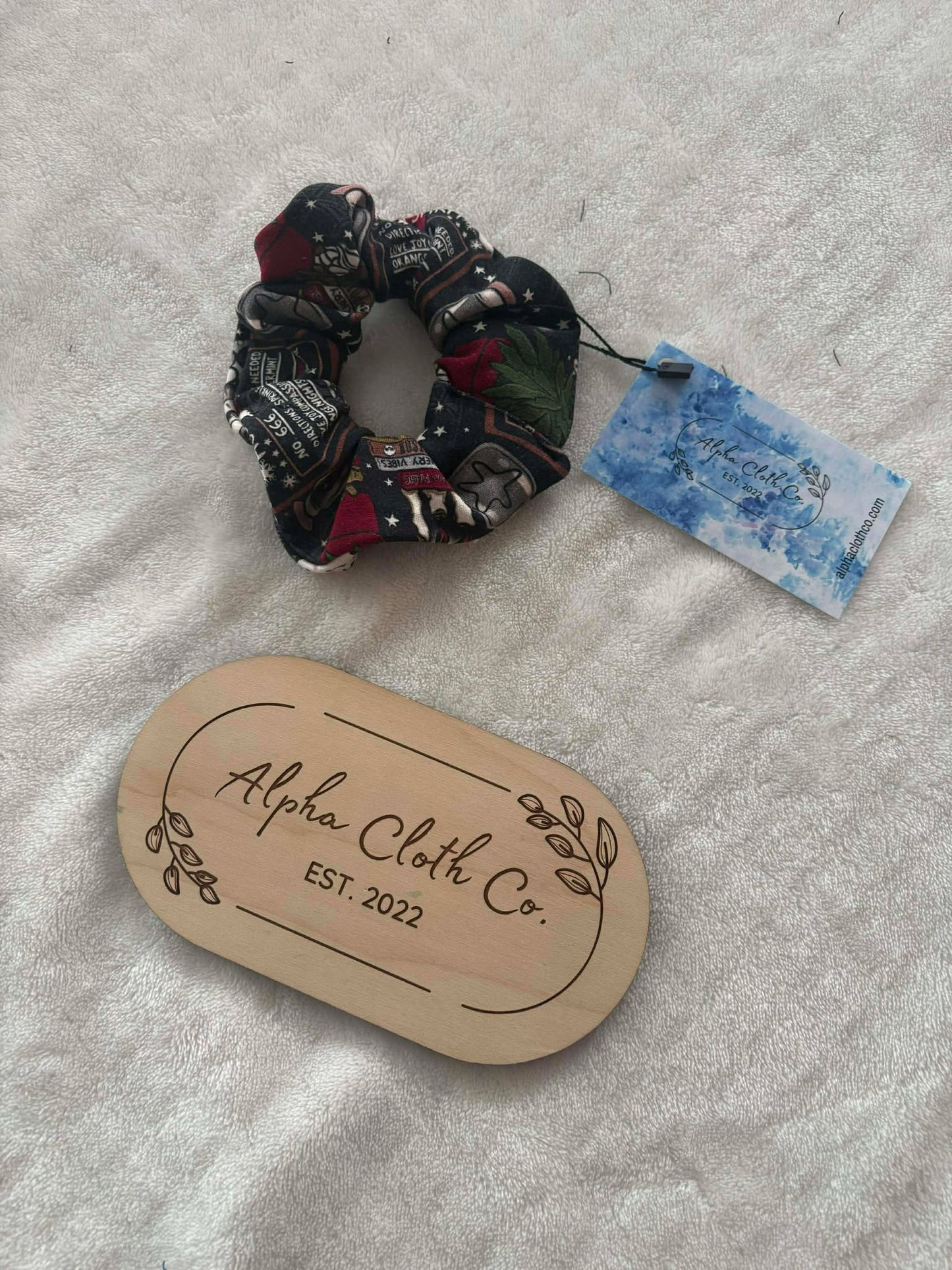 Spooky Christmas Scrunchie