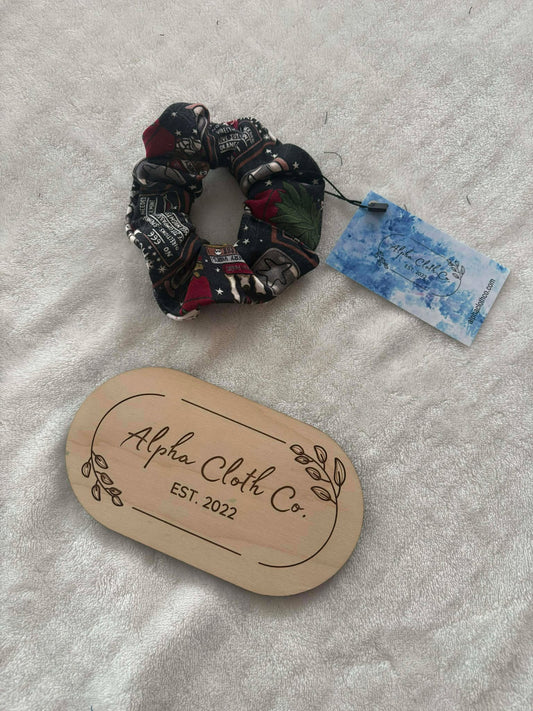 Spooky Christmas Scrunchie