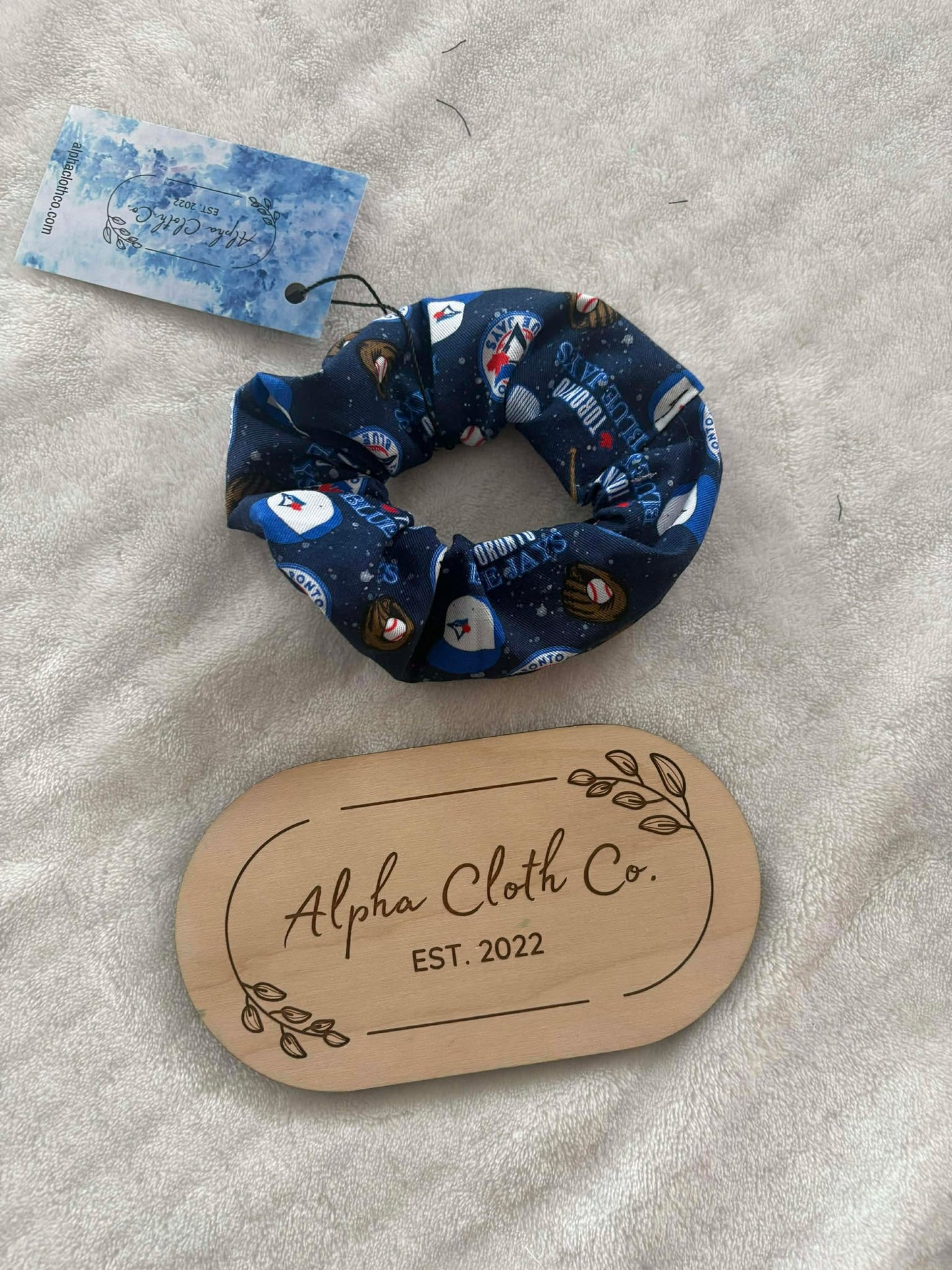 Blue Jays Scrunchie