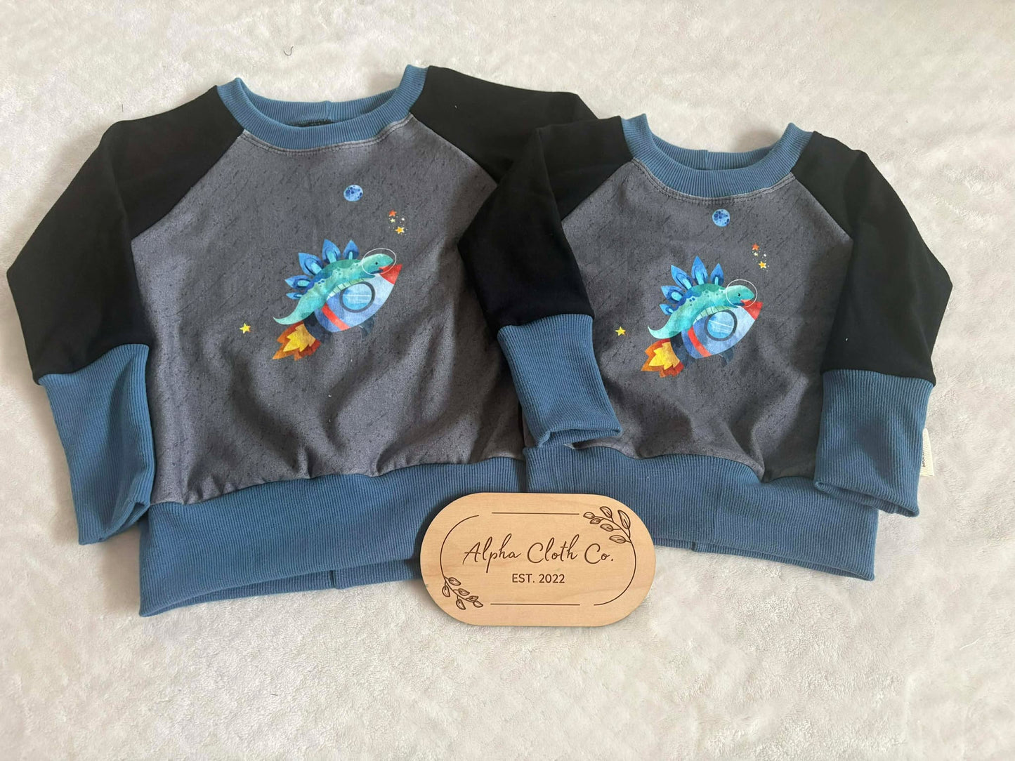 Solid Space Dino Bunnyhug