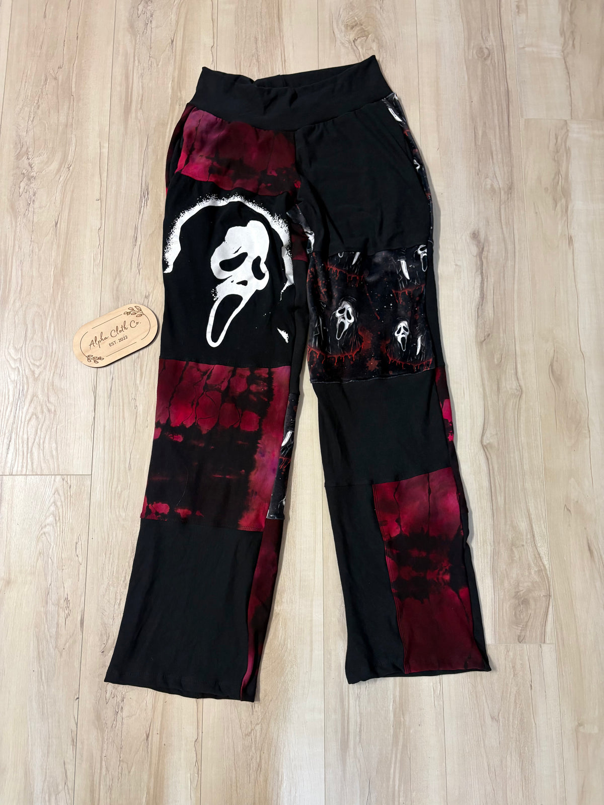 XL Ghostface Patchwork Lounge Pants ( pockets)