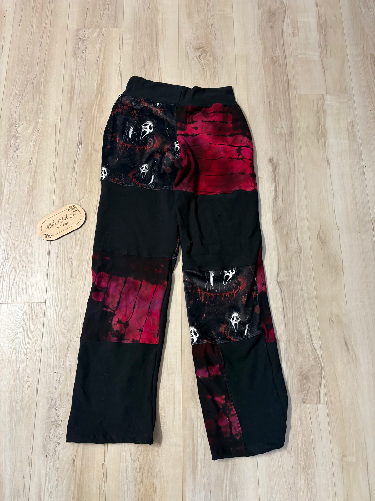 XL Ghostface Patchwork Lounge Pants ( pockets)