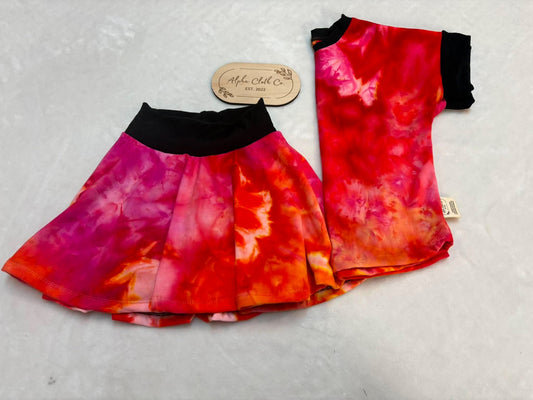 3-6Y Starburst Skort set
