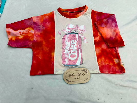 Small Cola Loose Fit Upcycled Crop