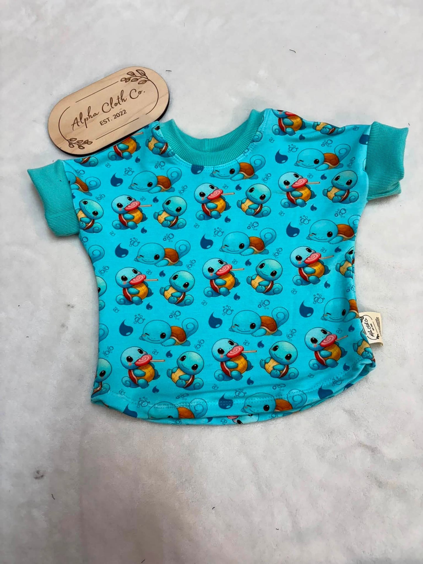 3-12M Squirtle Dolman