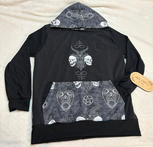 Large Baphomet Unisex Kanga Hoodie