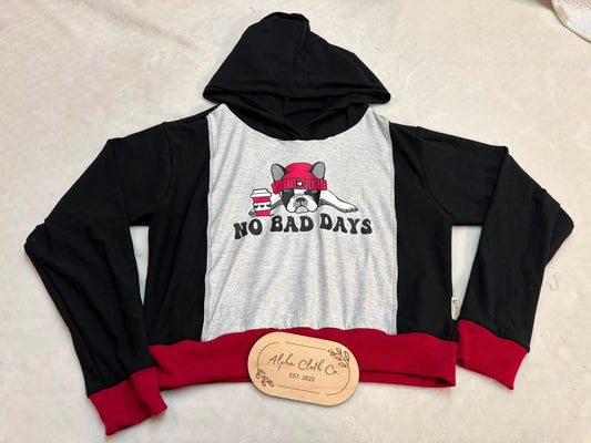 Small Bad Days Crop Hoodie