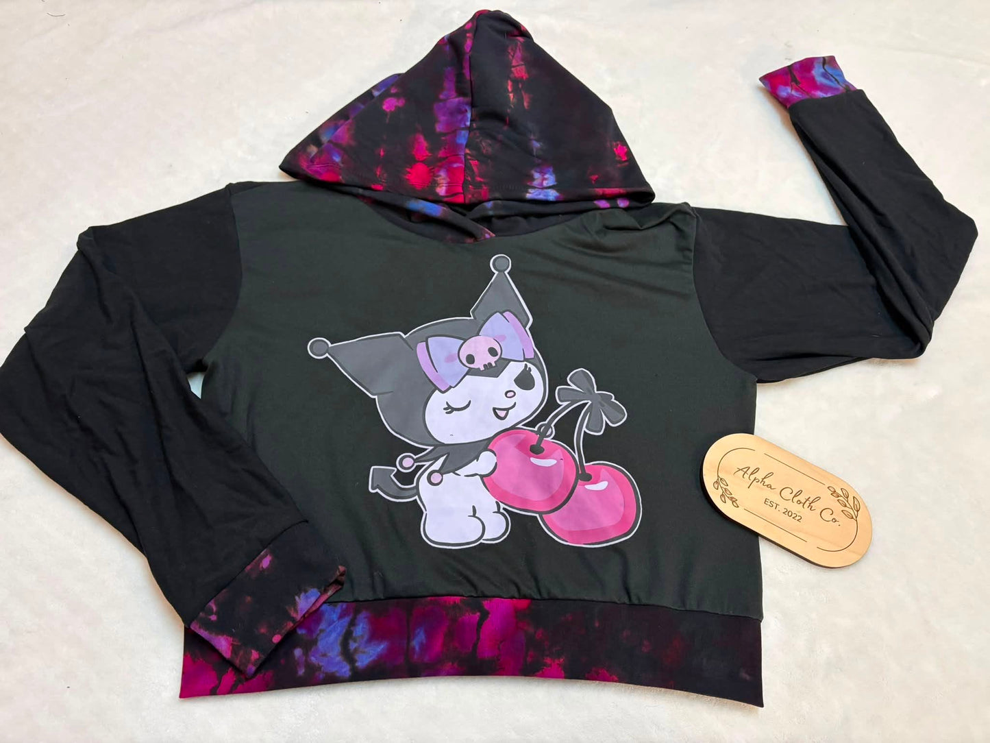 Small Kuromi Crop Hoodie