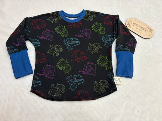 3-6Y Construction Dolman
