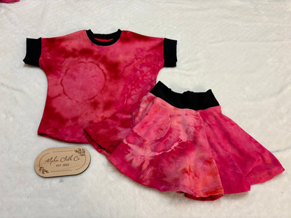 3-6 Hibiscus Skort set