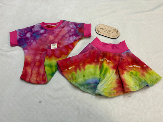 1-3 Candy Prism Skort Set