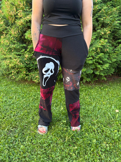 XL Ghostface Patchwork Lounge Pants ( pockets)
