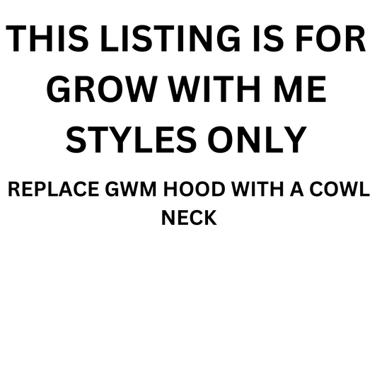 REPLACE MY HOOD WITH A COWL NECK