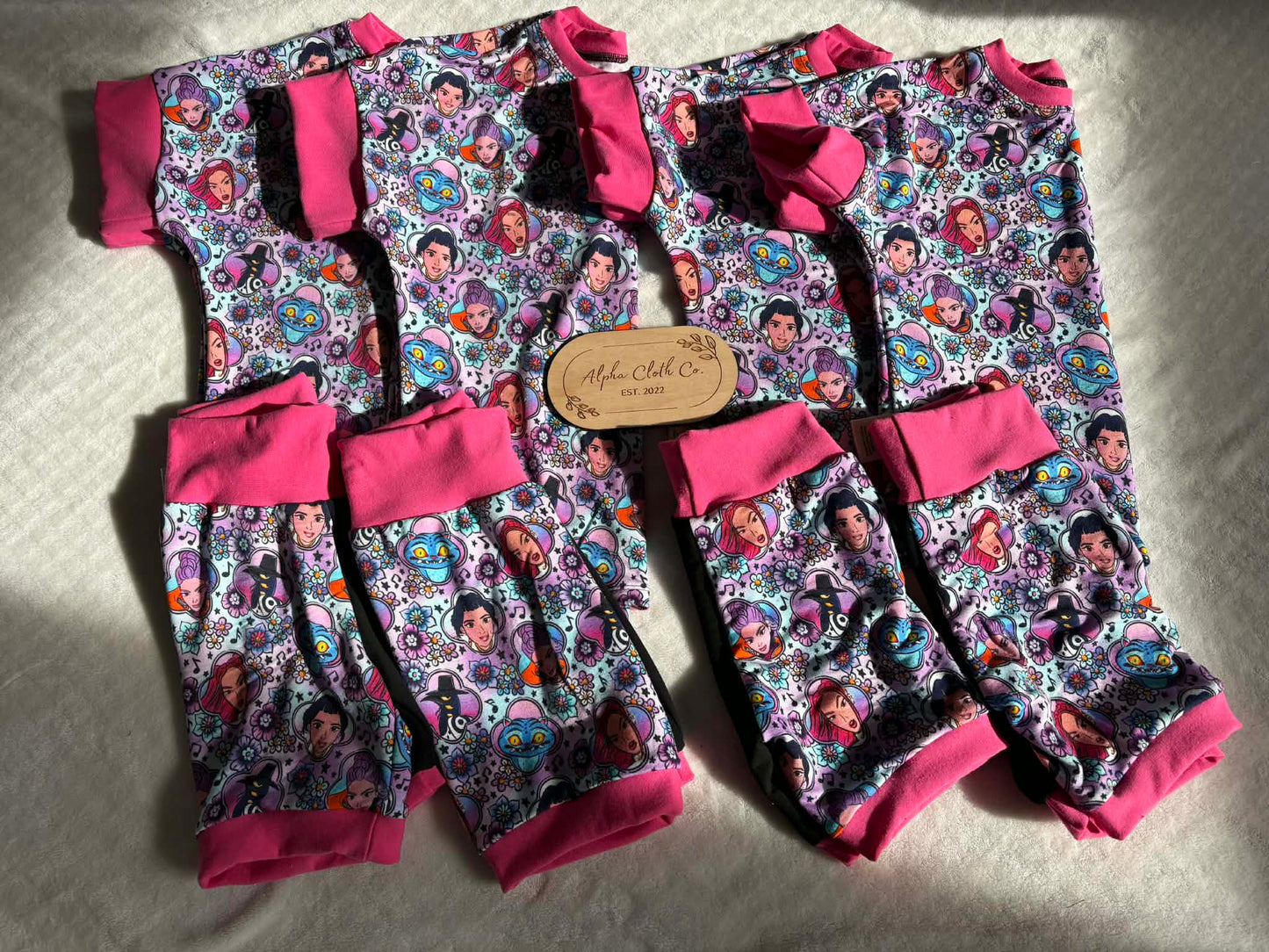Floral Kpop Shorts Set